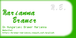 marianna bramer business card